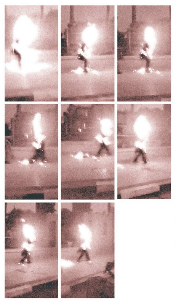 ALI CHERRI, I CARRY MY FLAME, 2011. (IMAGE COURTESY OF BARJEEL ART FOUNDATION AND CAPITAL D STUDIO)
