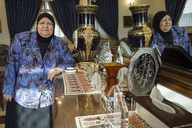 Nazmieh Al Abed’s career as a teaher lasted for over 50 years. Photo by Mona Al-Marzooqi of The National