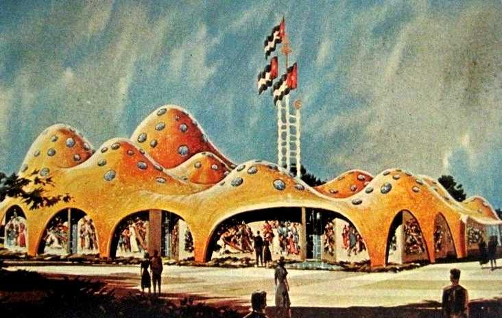 The Jordan Pavilion at the 1964 World’s Fair in New York.