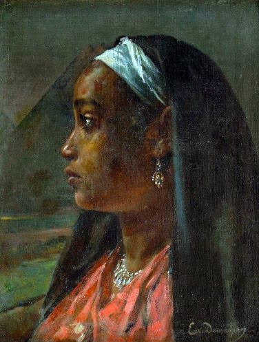 Nubian Girl by Egyptian-Armenian artist Ervand Demerdjian (Barjeel collection)