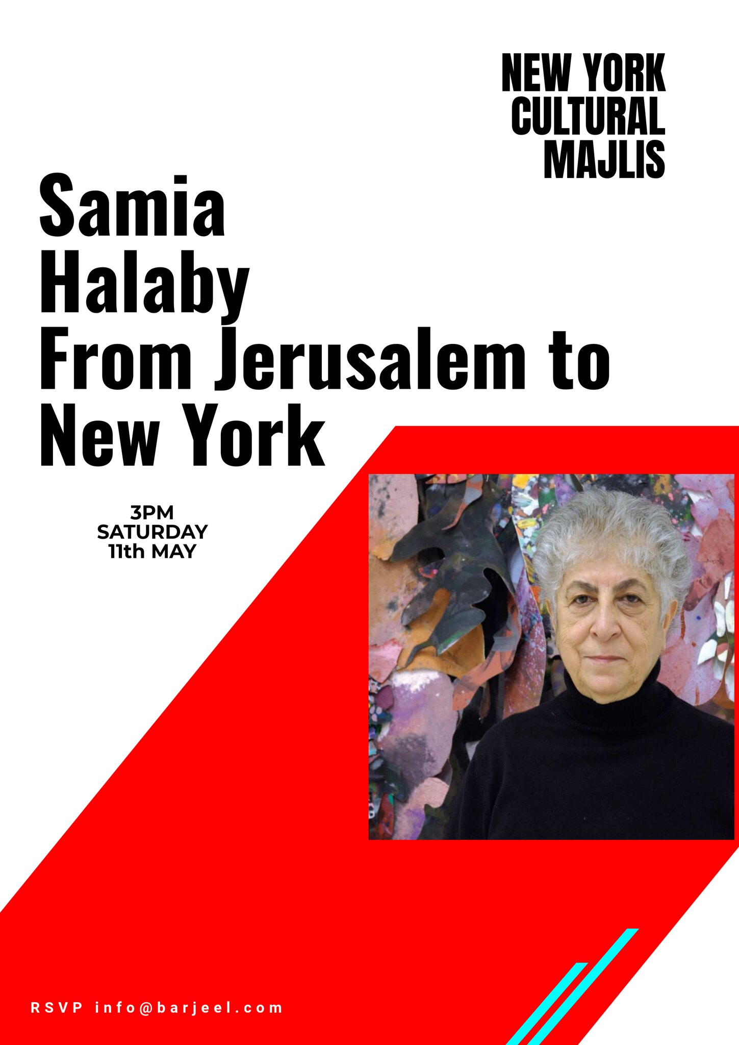 NYC Cultural Majlis: Samia Halaby