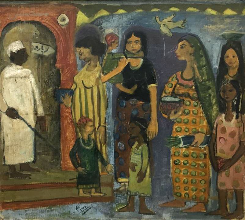 Mariam Abdel-Aleem's Clinic (1958). Collection of Barjeel Art Foundation.