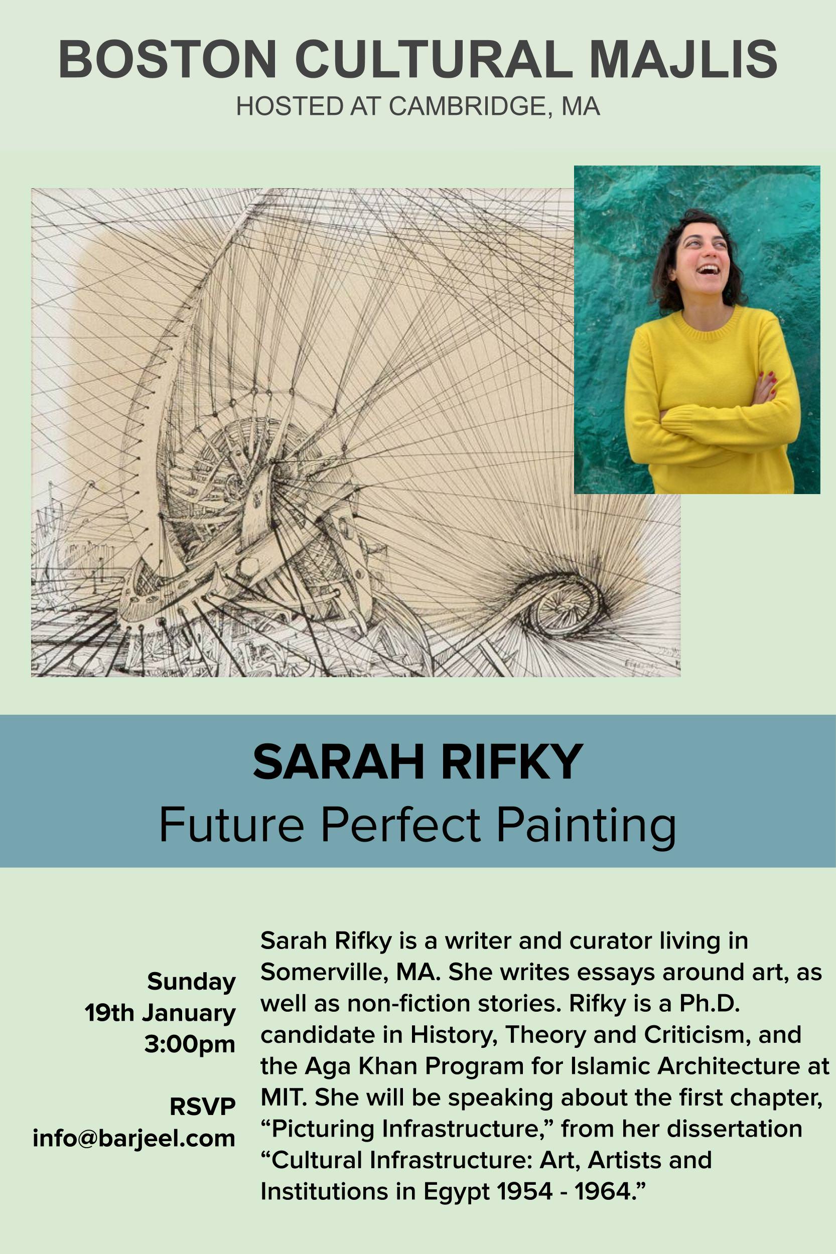 Boston Cultural Majlis - Sarah Rifky