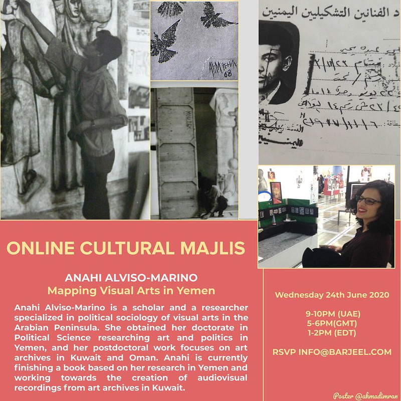 Online Cultural Majlis: Anahi Alviso-Marino