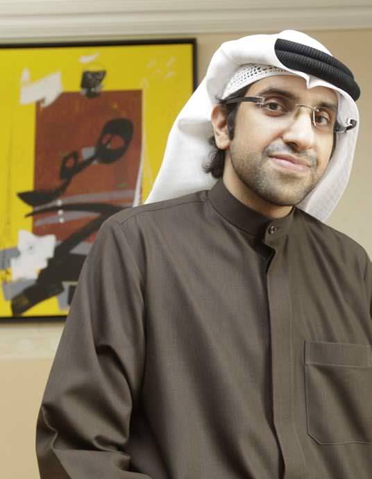 Sultan Sooud Al Qassemi in Canvas Young Collectors