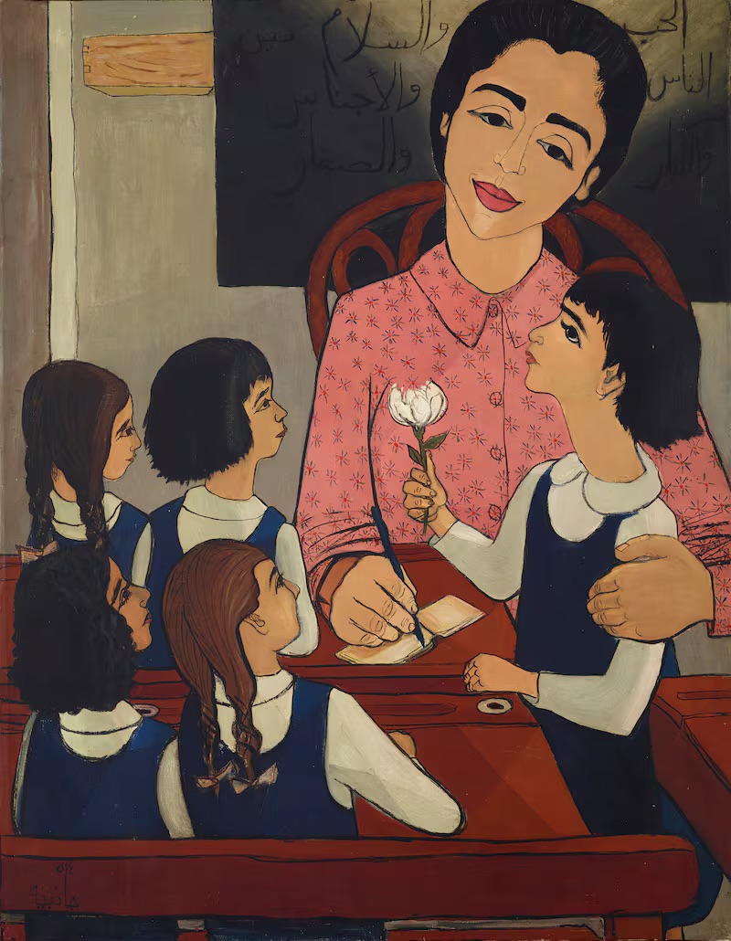 Sultan Sooud Al Qassemi on art: L'institutrice by Gazbia Sirry