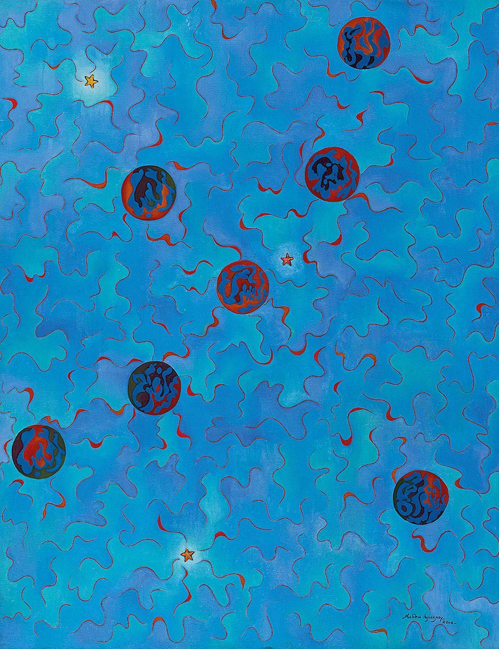 Agueznay’s constellation painting